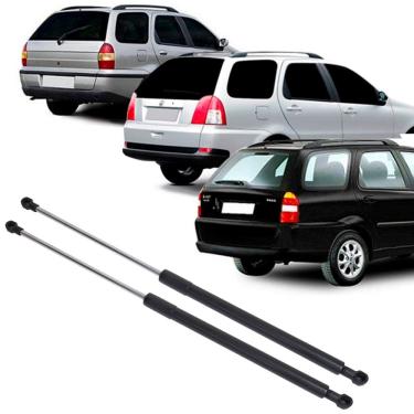 Imagem de Par Amortecedor Tampa Traseira Porta Mala Mola Gás Palio Weekend 1996 à 2008