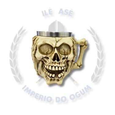 Imagem de Caneca Resina - Rosto Caveira