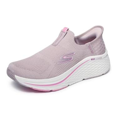 Imagem de Skechers Tênis feminino sem cadarço Max Cushion Elite 2.0 Eternal Hands Free, Malva, 7