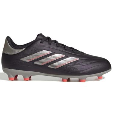 Imagem de adidas Tênis unissex infantil Copa Pure Ii League Football Boots Firm Ground, Aurora Preto/Platin Metallic/Turbo, 3.5 Little Kid