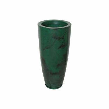 Imagem de Vaso De Planta Grande Cone Brilhante Luxo Decorativo Xgg (verde)