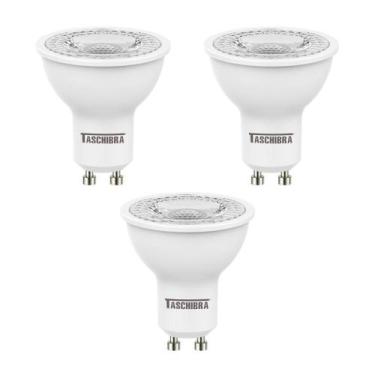 Imagem de Kit 3 Lampadas Led Dicroica Tdl 35 4,9W 6500K Taschibra