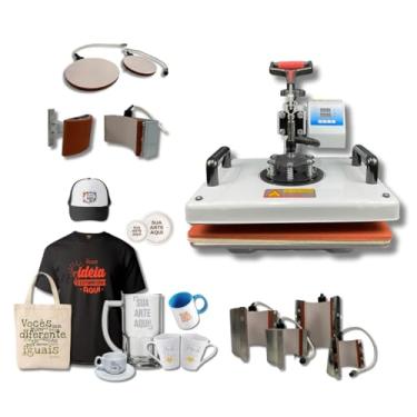 Imagem de Prensa Térmica 8 em 1 para Sublimação Transfer e DTF Tpfoto - 220V