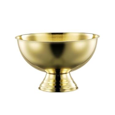Imagem de baldes de gelo Balde de gelo aço inoxidável 13,5L Bar Champanhe armazenamento cerveja(Gold)