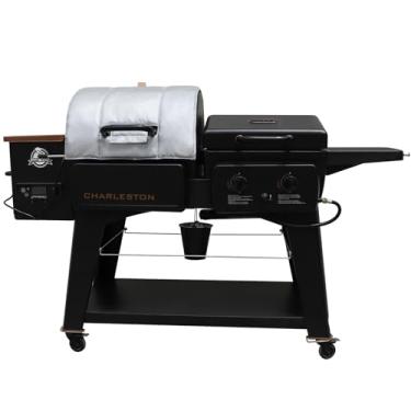 Imagem de Cobertor de isolamento para Pit Boss Charleston 1020 Combo Grill,PB1020NX Cobertor de defumador isolado Pitboss peças de reposição térmica para cobertor Pit Boss 1020 Acessórios de isolamento de