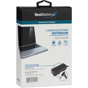 Imagem de Fonte Carregador para Notebook LG N460 - BestBattery, 65 Watts