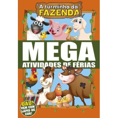 Imagem de Livro - A turminha da fazenda - Mega atividades de férias