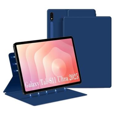 Imagem de QYiiD Capa magnética para Galaxy Tab S11 Ultra 2025 de 14,6 polegadas com suporte S-Pen, capa magnética leve e fina com hibernar/despertar automático para Samsung Tab S11 Ultra 5G SM-X936B/SM-X930
