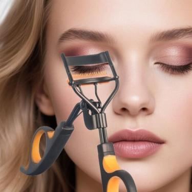 Imagem de Modelador de cílios profissional para cachos de longa duração – almofadas macias e acolchoadas para uso confortável – ideal para todos os formatos de olhos – Cria cílios naturais e levantados com
