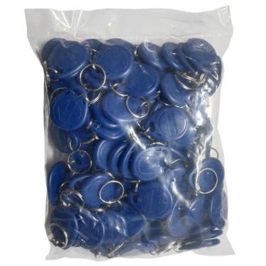 Imagem de Chaveiro mini TAG Convencional 125KHz Azul 100 unid. - IdealImports