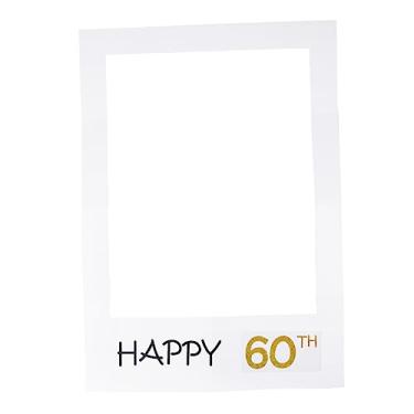 Imagem de Feliz aniversário, faça você mesmo, recortes de porta-retrato de papel divertidos para festa de aniversário, inclui adereços para fotos recortadas e adereços de moldura para celebrações memoráveis