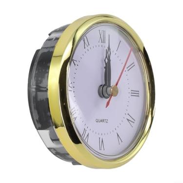Imagem de Movimento de inserção de relógio de quartzo de 80 mm, peças de reposição, números romanos arábicos, relógios de mesa e prateleira (Roma)