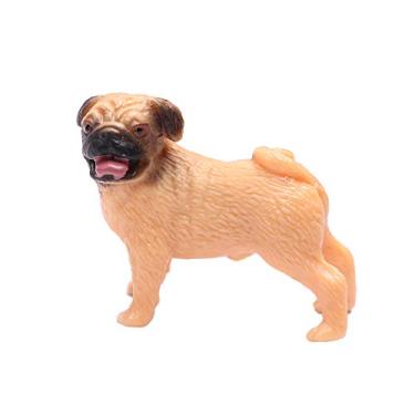 Imagem de Mini estatuetas para presente em miniatura, enfeites de fazenda Pug Dog Hound (D)