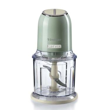 Imagem de Triturador de Alimentos Ariete Vintage Verde 250W 2 Velocidades 220V - Linha Retrô Modelo 438