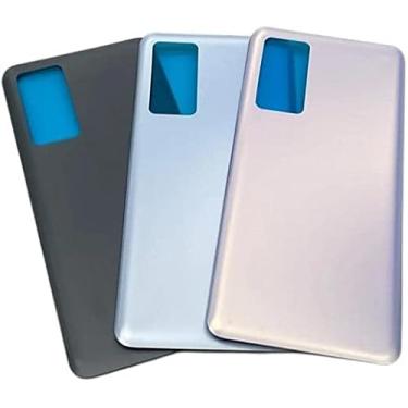 Imagem de SHOWGOOD para XIAOMI Mi 12 Capa de bateria traseira de vidro capa traseira substituição para xiaomi mi12 (preto)