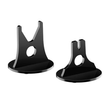 Imagem de Baoblaze Suporte para facas, fácil de montar, decoração para casa de campo, base antiderrapante, suporte de mesa e prático em acrílico, Preto