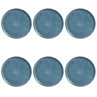 Imagem de Conjunto De Pratos Rasos 06 Peças Bio Night Sky Porto Brasil