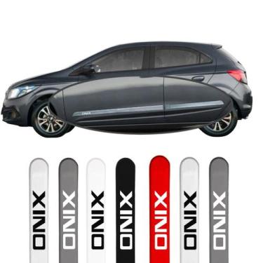 Imagem de Kit Jogo Friso Lateral Acessórios Protetor de Porta Chevrolet Onix Cor