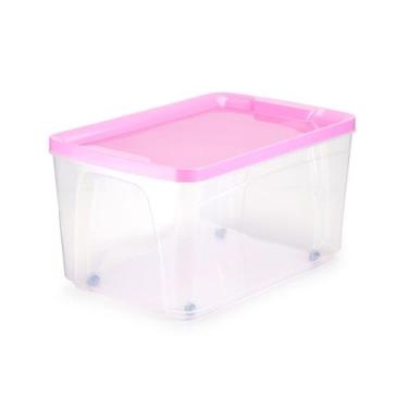 Imagem de Caixa Organizadora Multiuso 60 L Cod.977 Agraplast com Tampa e Rodinha