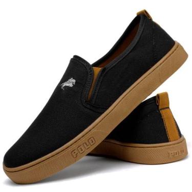 Imagem de Sapatenis Sapatilha Calce facil Tenis Polo White Masculina Lançamento 