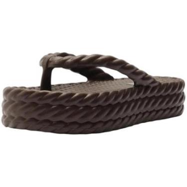 Imagem de Tamanco Feminino Anabela Visual Sofisticado Brizza Arezzo-Feminino