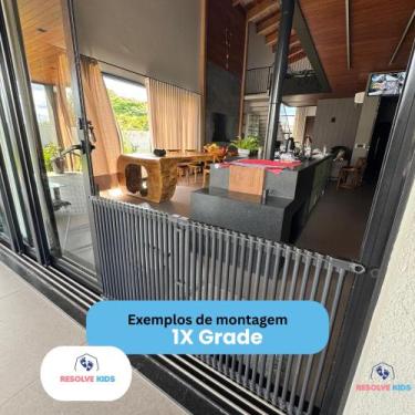 Imagem de Grade Protetora em PVC - para Portas de Correr - 60 Centímetros de Alt