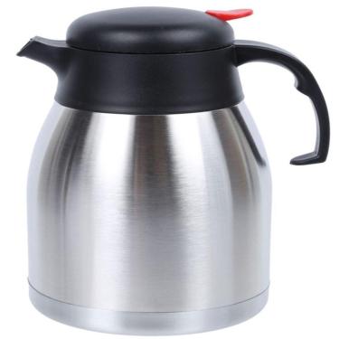 Imagem de Garrafa Termica Inox Jarra Bule Cafe Cha Isotermica Grande 1500ml Tipo Jarra 1,5l Quente E Gelada