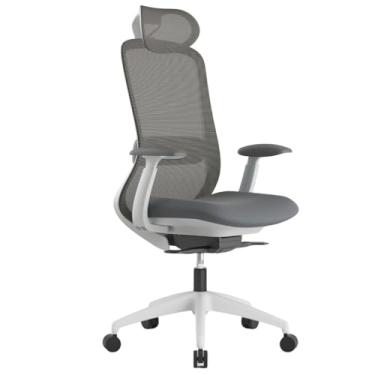 Imagem de Cadeira De Escritório Flexor Ergonômica 150kg Reclinável (Cinza)