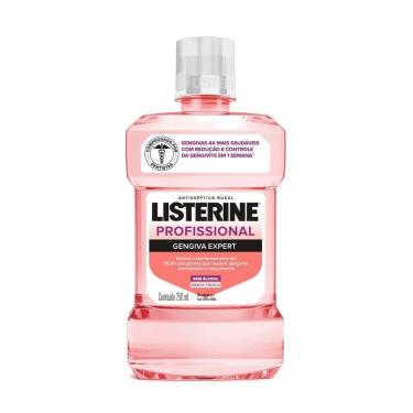Imagem de Antisséptico Bucal Listerine Profissional Gengiva Expert Sabor Menta Fresca Sem Álcool 250ml