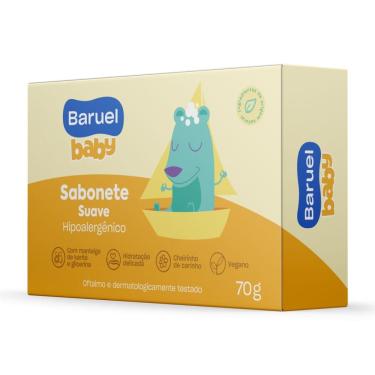 Imagem de Sabonete Infantil Baruel Baby Suave Manteiga de Karité Glicerina 70g
