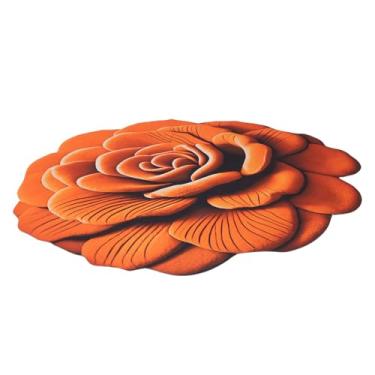 Imagem de SUNGOOYUE Tapete Absorvente Com Padrão 3D Realista para Quarto, Tapete Elegante de Secagem Rápida, Tamanho 47,24 X 47,24 Polegadas (03)