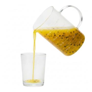 Imagem de Jarra Medidora de Vidro Borossilicato 1L - Bico Dosador e Escala de Graduação - Líquidos Quentes e Frios