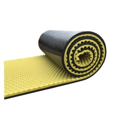 Imagem de Painéis de espuma à prova de som, painéis de espuma acústica à prova de som de caixa de ovo, painéis acústicos para casa, escritório, sala de gravação, estúdio (espessura: 50 mm/2 pol, amarelo)