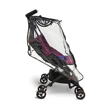 Imagem de Capa de chuva para Goodbaby Carrinho de bebê à prova d'água Pram Acessórios Capa de chuva adequado para GB Pockit 3S 2S 3C Plus, Preto, Large