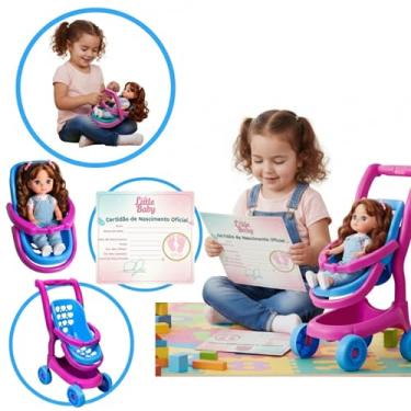 Imagem de Carrinho De Boneca Infantil Com Certidão Inclusa