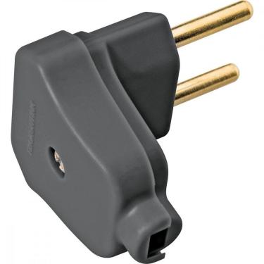 Imagem de Plugue Angular 2p 250 V 10 A Tramontina Preto