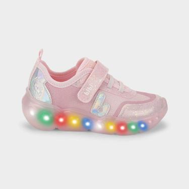 Imagem de Tênis Infantil de Luz Bibi Roller Celebration 3.0 Rosa-Feminino