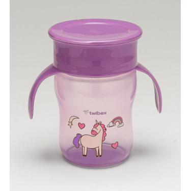 Imagem de Copo de Treinamento 360 com Alça Twibex, Roxo