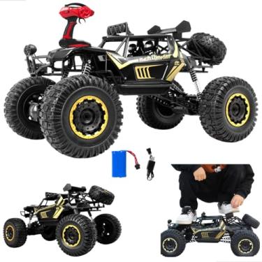 Imagem de Carrinho Controle Remoto Rc 4X4 Jipe Rock Crawler 1:8 Gigante