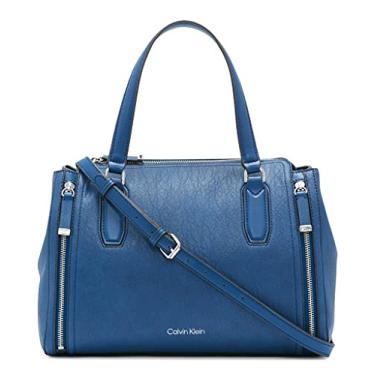 Imagem de Calvin Klein Bolsa de bolha de cordeiro da Elaine, Cobalto, One Size