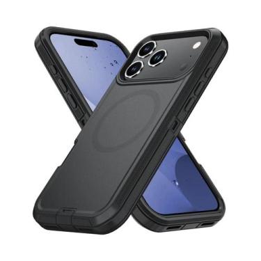 Imagem de Capa Protetora Armor Shockproof Defender Magsafe Para iPhone 11-16 pro
