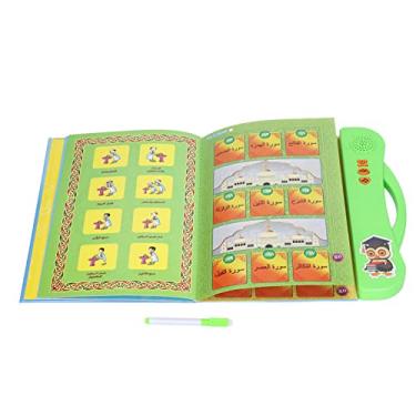 Imagem de Generic ABC Sound Learning Book Imagens Vibrantes Conteúdo Rico para Crianças Brinquedo Educacional Com Caneta, Melhorando a Imaginação Adequado para Maiores de 3 Anos, Material ABS (Verde)
