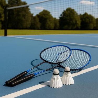 Imagem de Raquetes Badminton com 2 Petecas Bolsa Prática de Transporte - Yeet