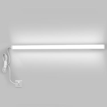 Imagem de GZZBMY Lâmpadas de parede LED com interruptor e cabo de tomada moderna lâmpada de parede sob montagem cozinha leitura iluminação de parede interna para sala de estar quarto armário de cozinha bancada