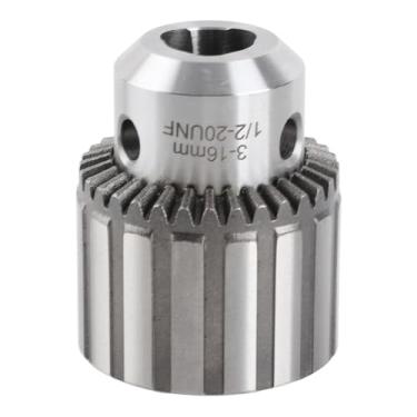 Imagem de Garosa Mandril de Broca Tipo Chave de 1/8 "a 5/8", Capacidade de Aço Inoxidável de 3-16 Mm Com Mandíbula de Fixação Anti-impacto para Furadeira de Bancada Elétrica, Aderência Segura e Operação