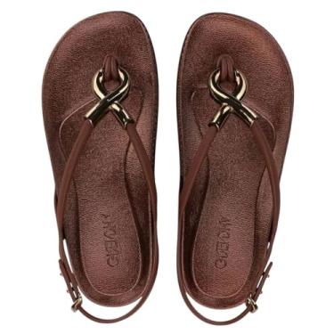 Imagem de Sandália Rasteira Feminina Dia a Dia Antiderrapante Grendha musa