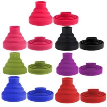 Imagem de Difusor De Ar para Secador Em Silicone Adaptador Definidor de Cachos Retrátil Universal(Cor Aleatória)