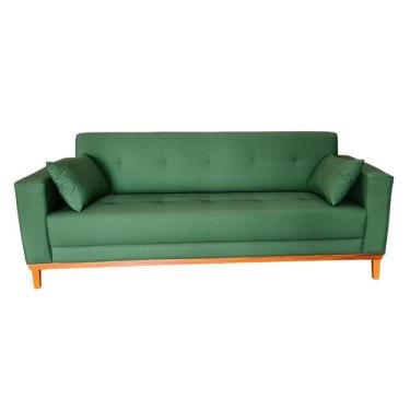 Imagem de Sofá  Gianni Tecido Acquablock Pé Base Madeira  220cm - 4R Estofados, 