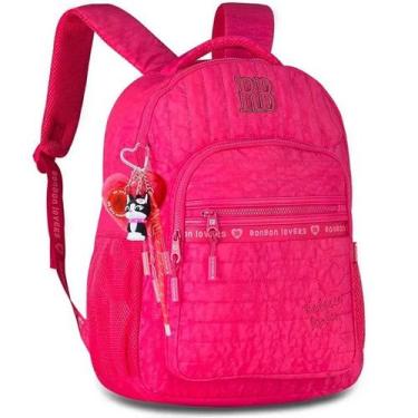 Imagem de Mochila Escolar de Costas Rebecca Bonbon Sweet Dreams RB27001 Rosa - C