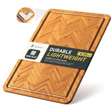 Imagem de Tábua de cortar, tábua de cortar madeira, tábua de charcutaria, dupla face, tábua de servir, cozinha, essencial, casa, aquecimento, anfitriã, presente bandeja de servir para Natal, casamento